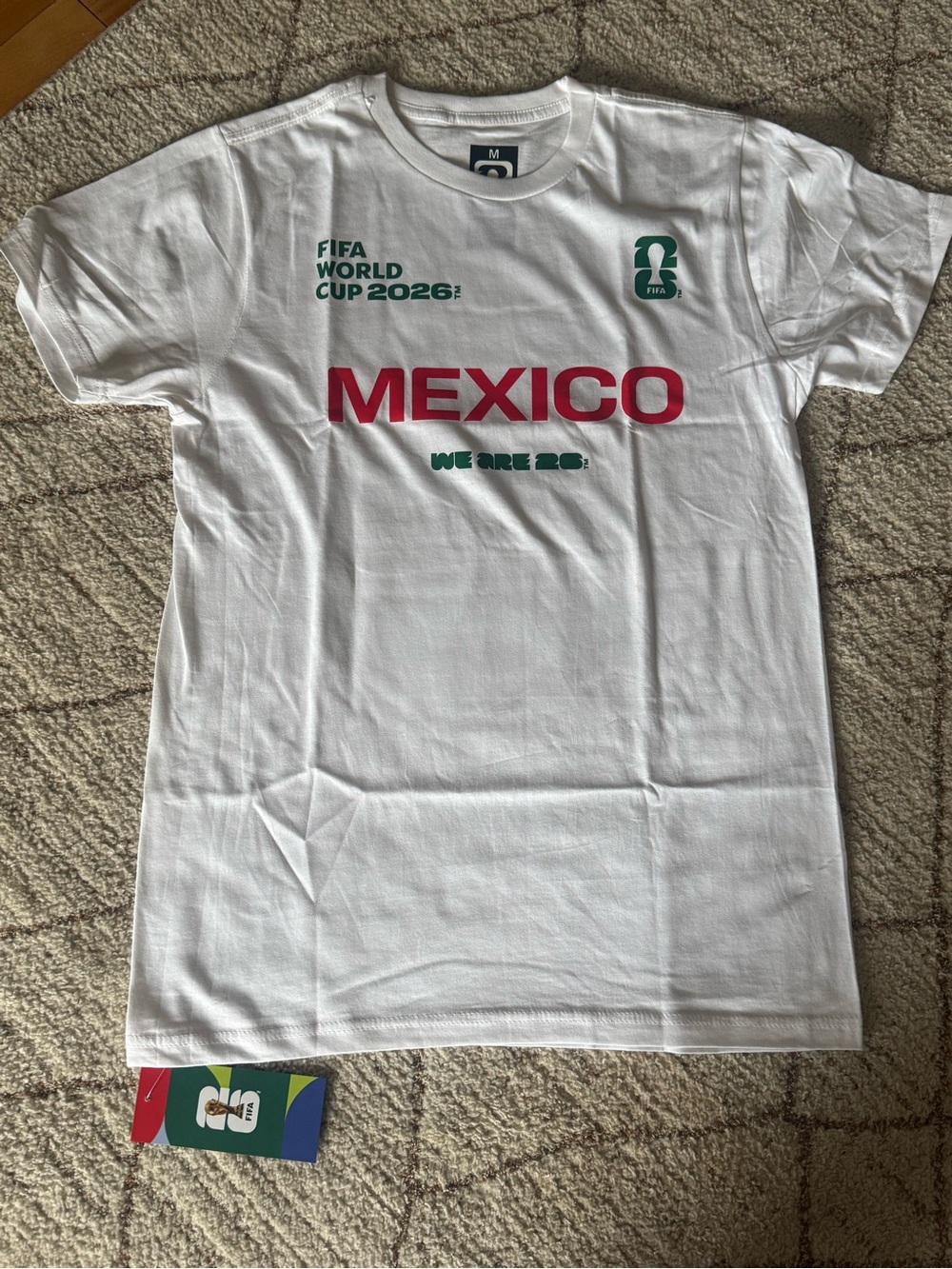 FIFA World Cup 2026 Mexico T-Shirt NWT Official Licensed Merchandise